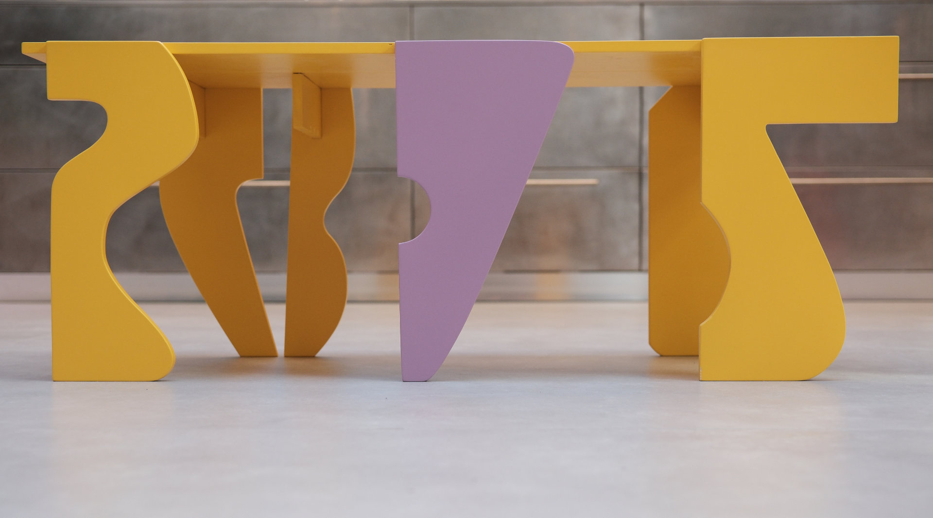 Furniture product design Alfabeto Series by Davide Vizzini